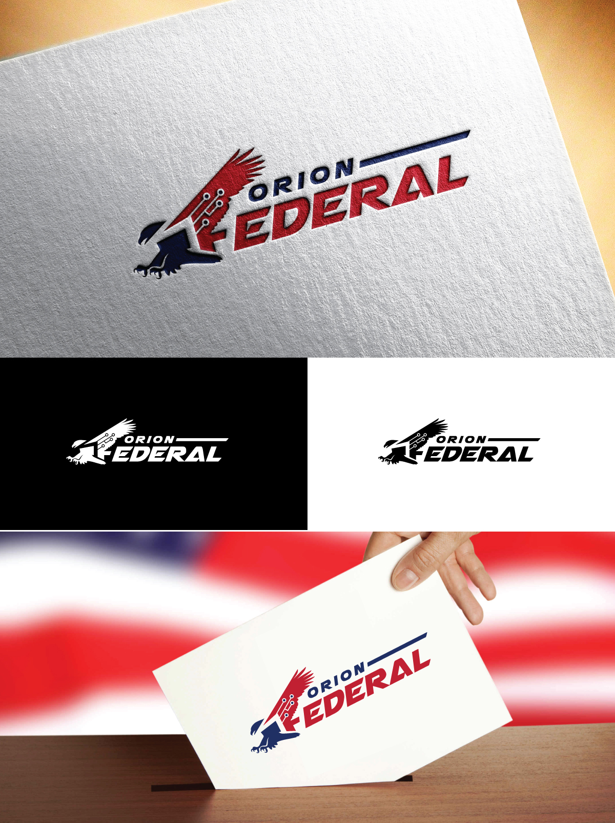 Logo Design by Logo Stock for Orion Federal Solutions LLC | Design #30350511