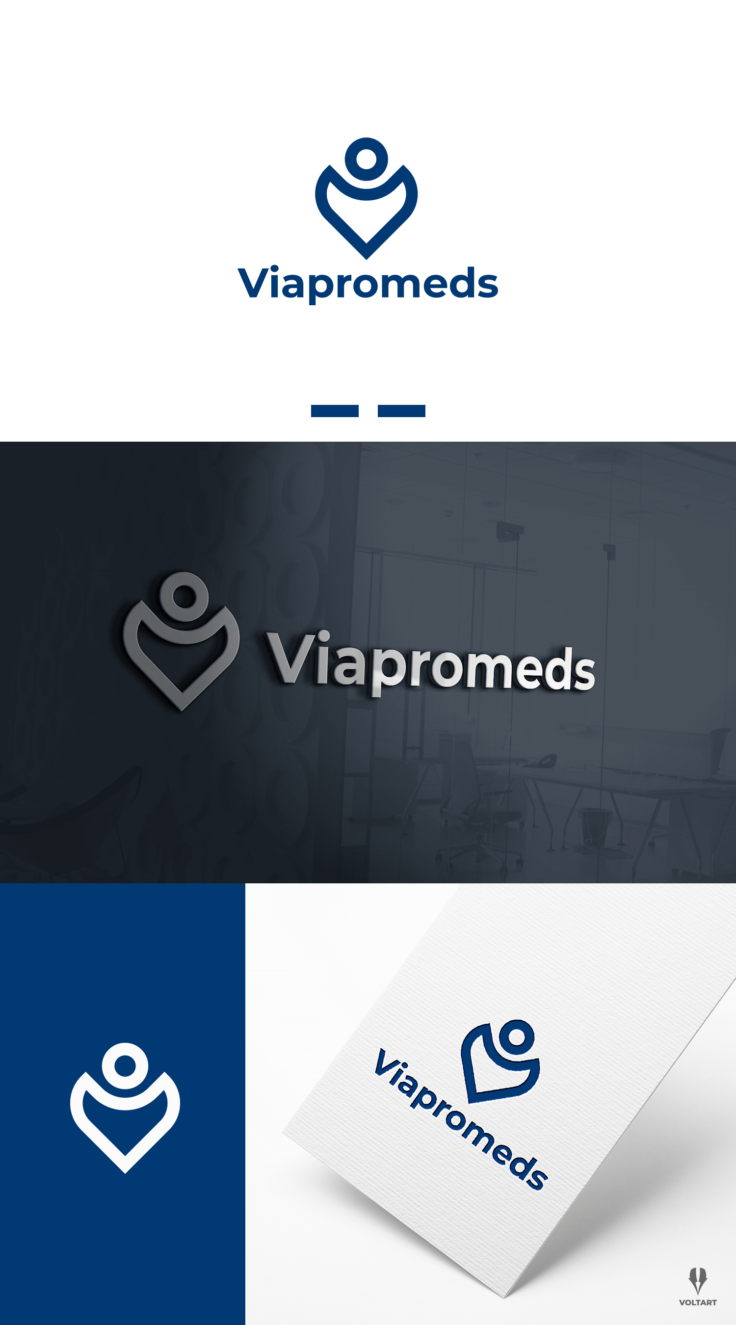 Logo Design by voltart for Viapromeds | Design #30362393