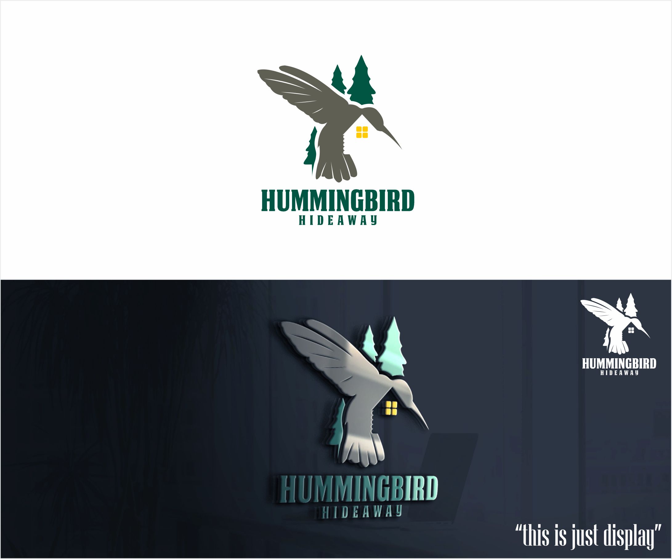 Diseño de Logo por alkaline para Hummingbird Hideaway | Diseño #30349923