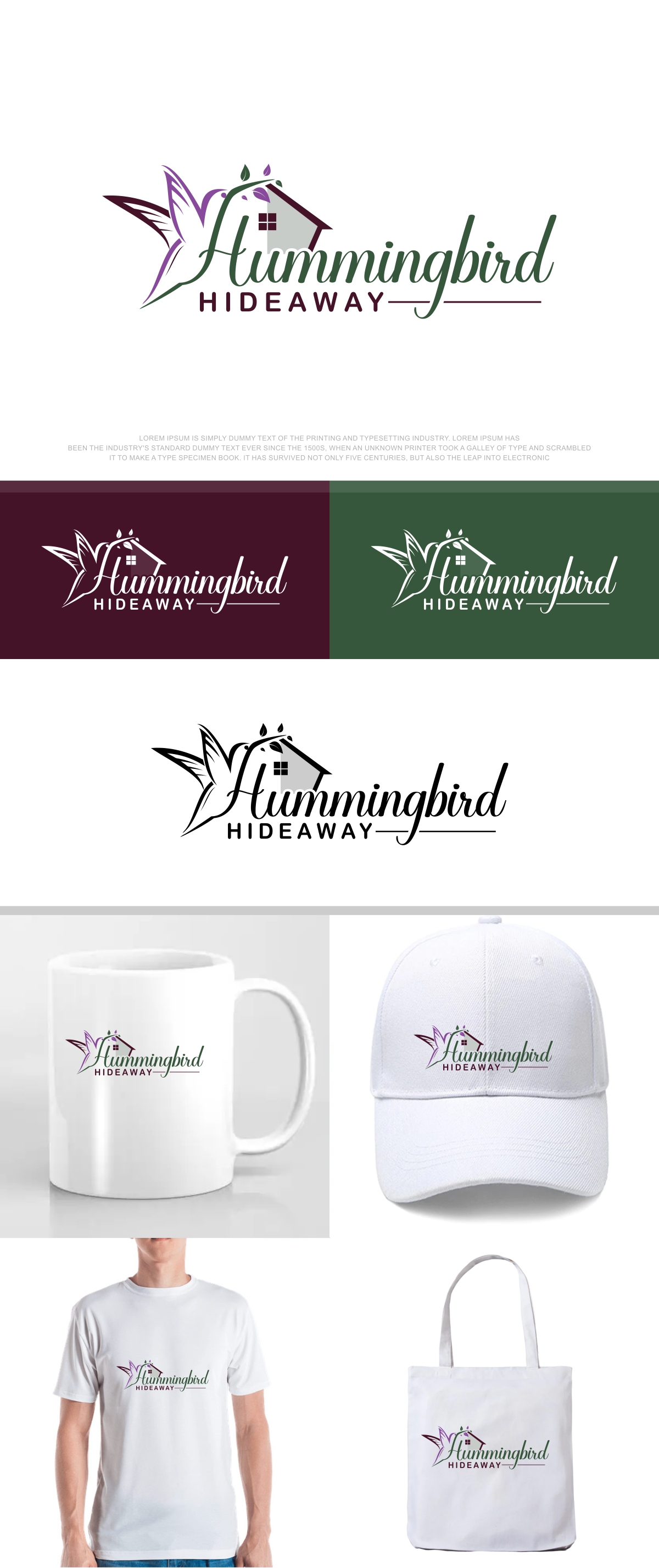 Logo-Design von fly  design für Hummingbird Hideaway | Design #30352668