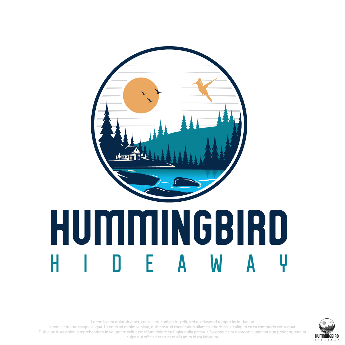 Diseño de Logo por DesignLima para Hummingbird Hideaway | Diseño #30357954