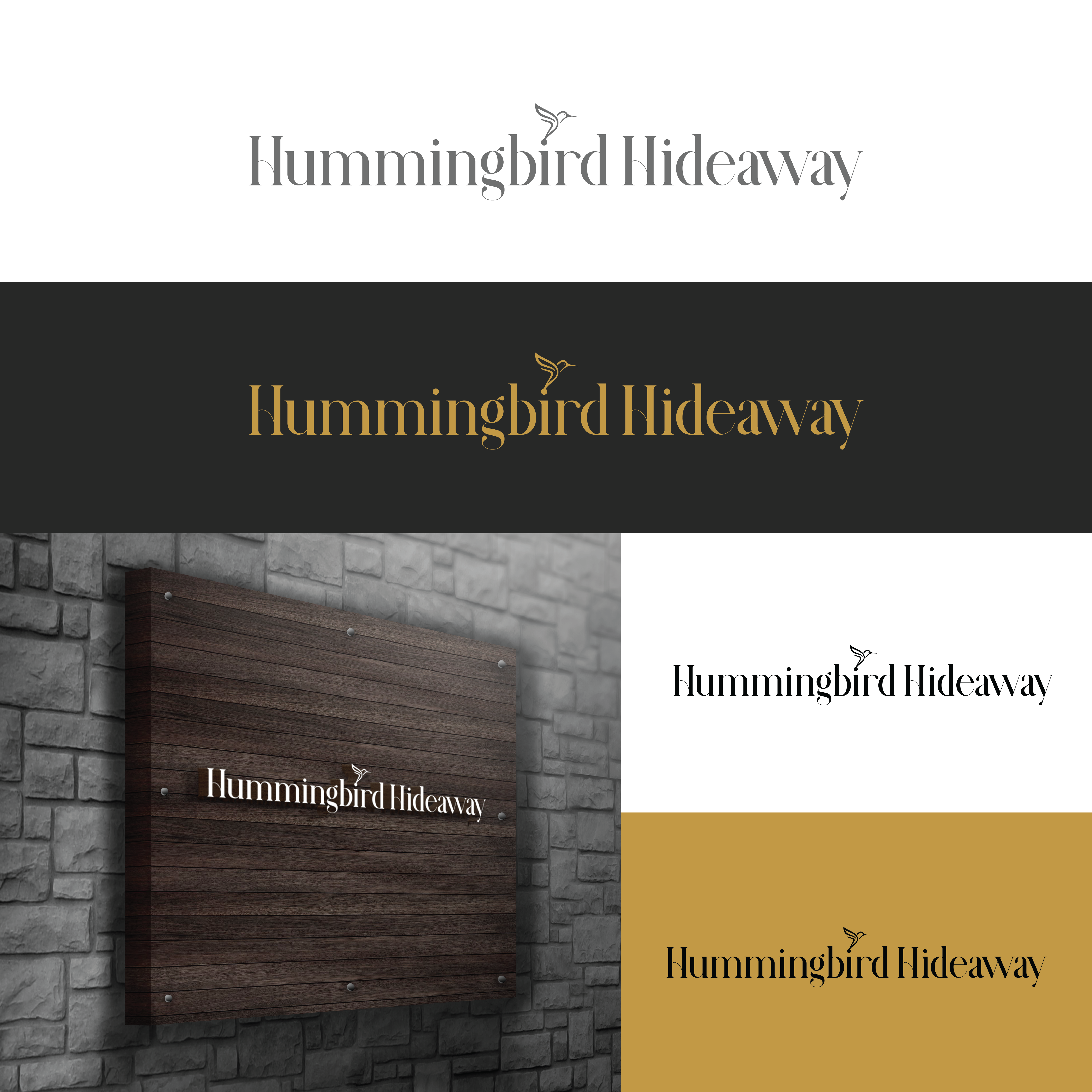 Logo Design by Rahul b jakabal for Hummingbird Hideaway | Design #30357832