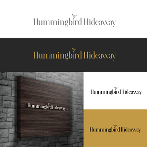 Logo-Design von Rahul b jakabal für Hummingbird Hideaway | Design: #30357832