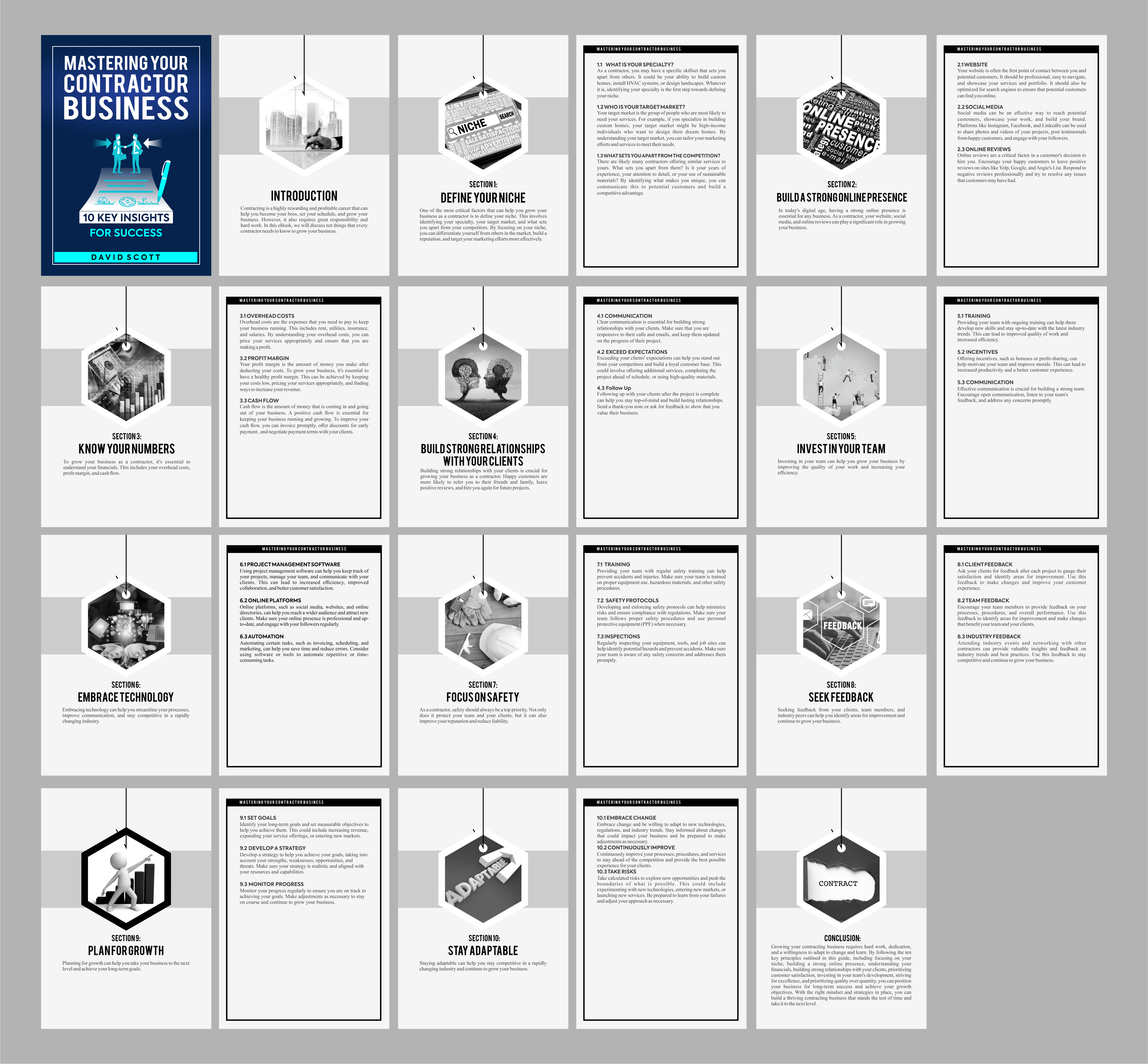 Print-Design von Excellar Hub für American Contractors Organization  | Design: #30355090