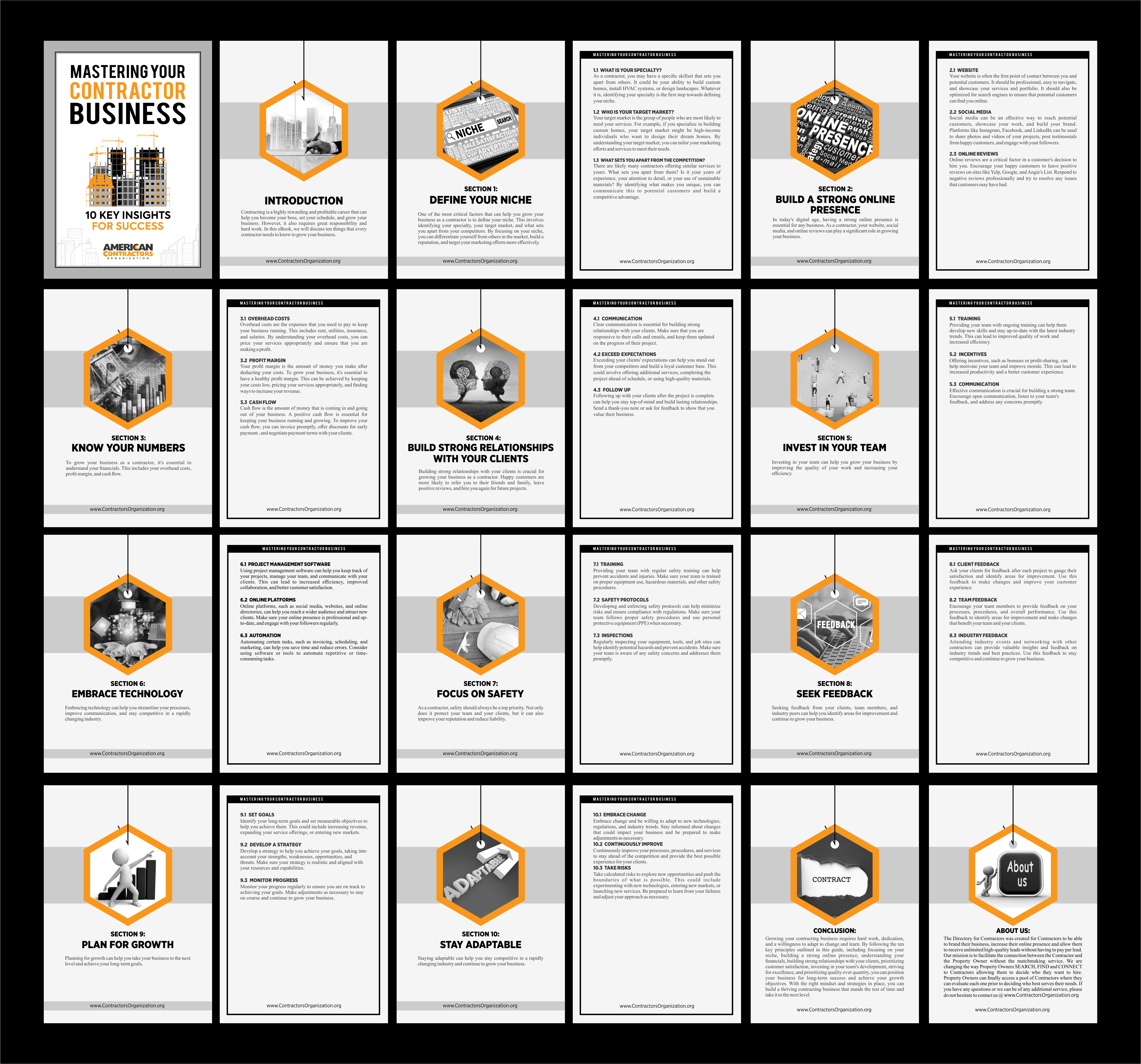 Print Design by Excellar Hub for American Contractors Organization  | Design #30375177