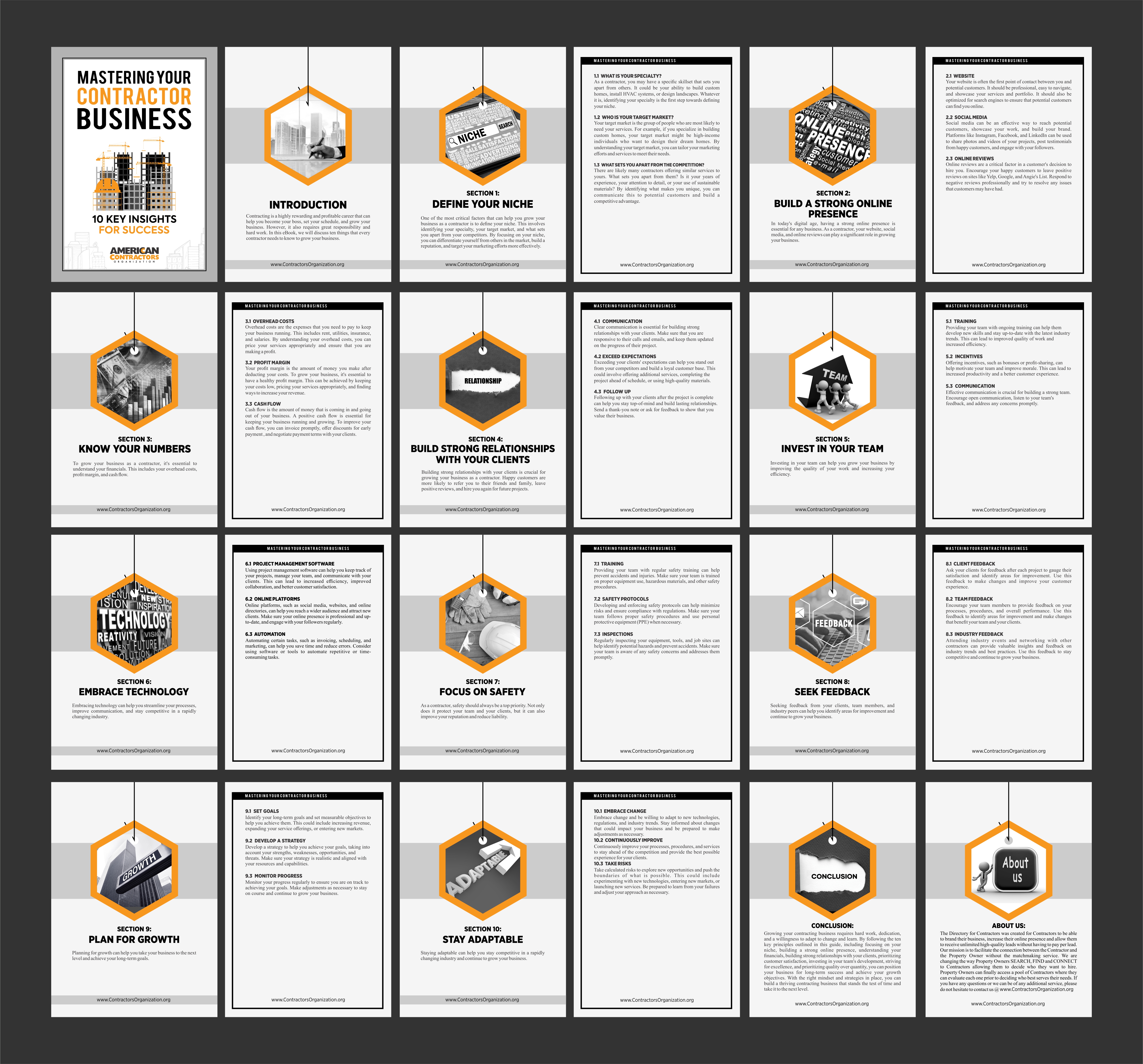 Print Design by Excellar Hub for American Contractors Organization  | Design #30387956