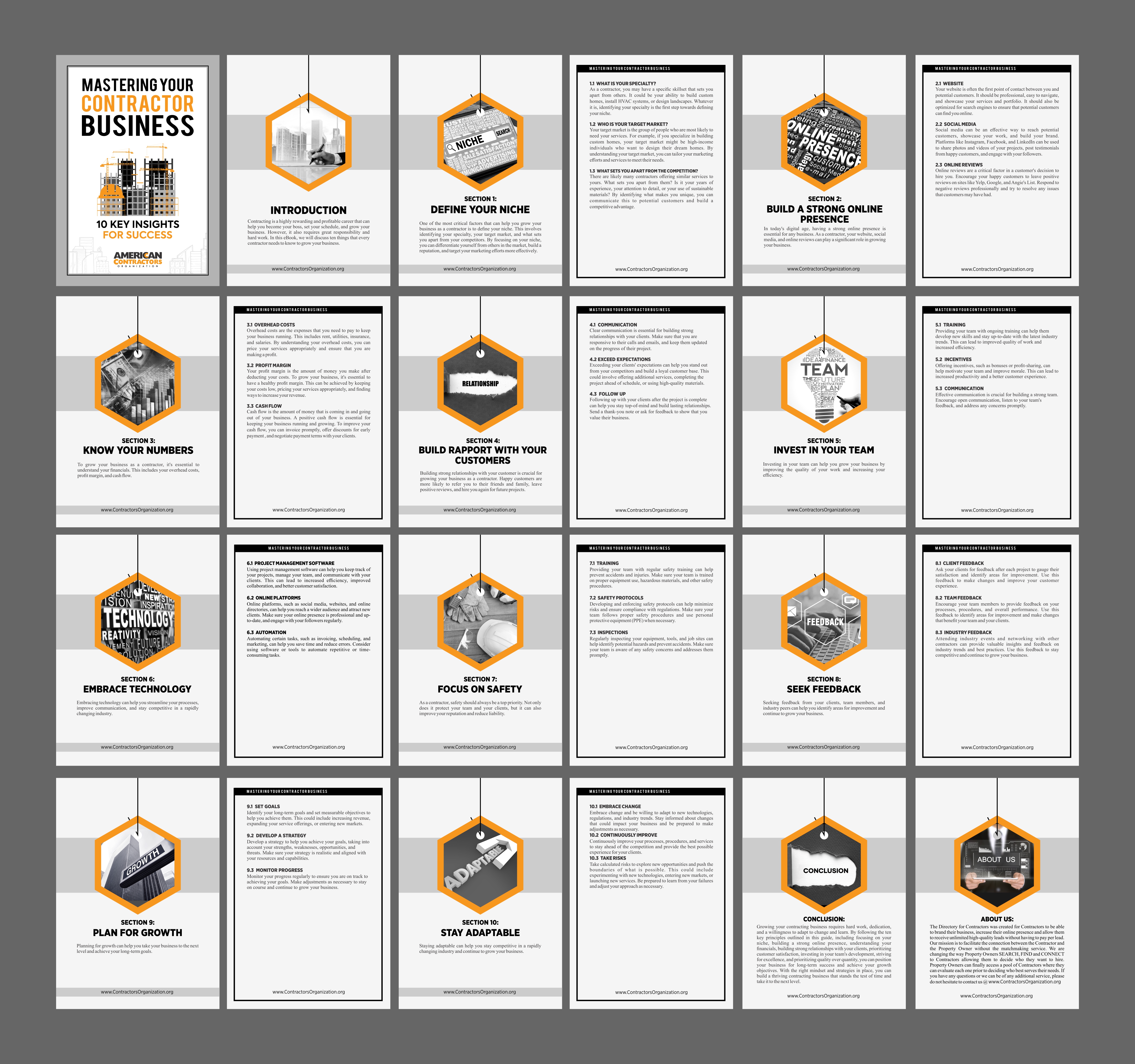 Print Design by Excellar Hub for American Contractors Organization  | Design #30389356