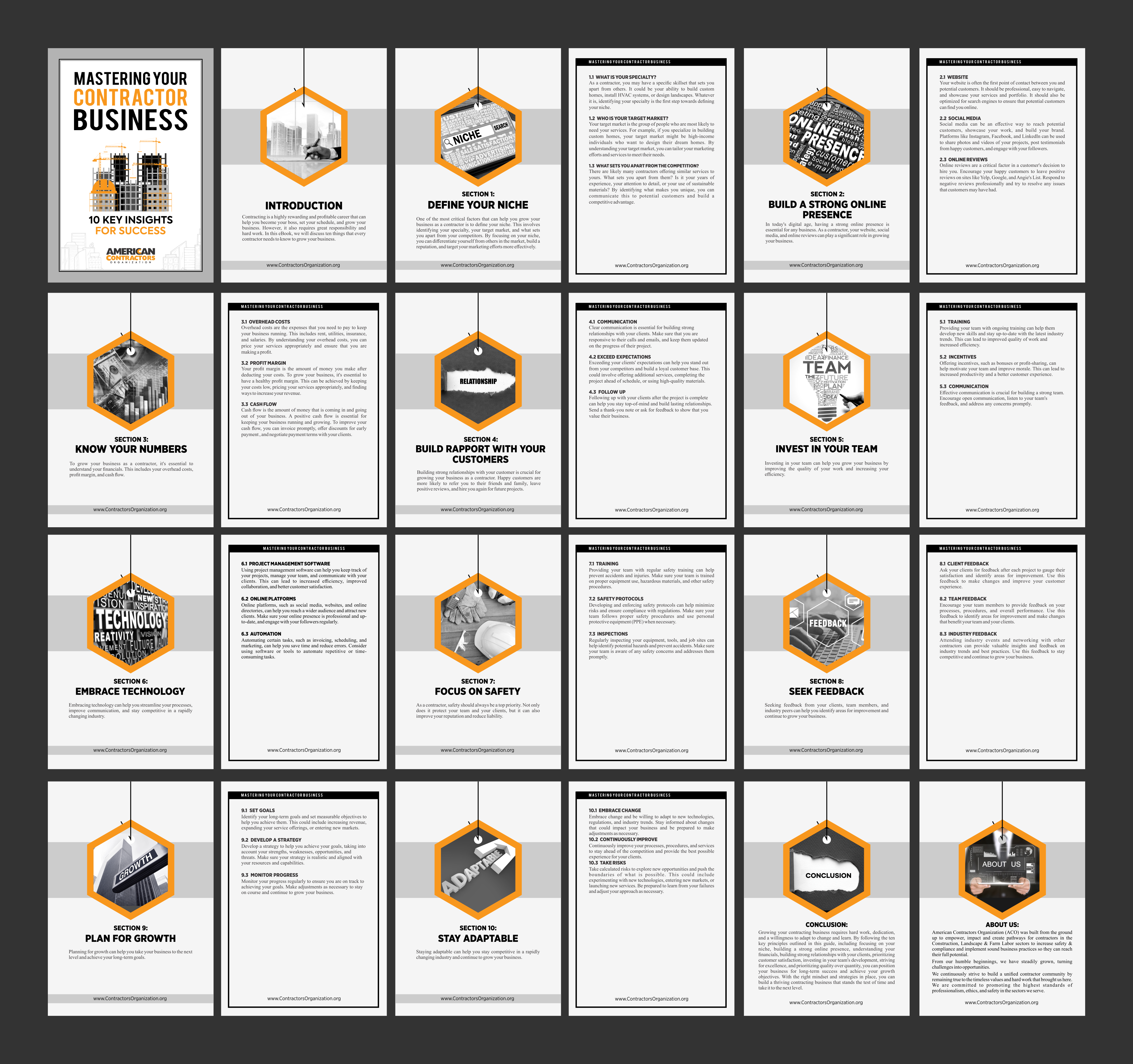 Print Design by Excellar Hub for American Contractors Organization  | Design #30419986
