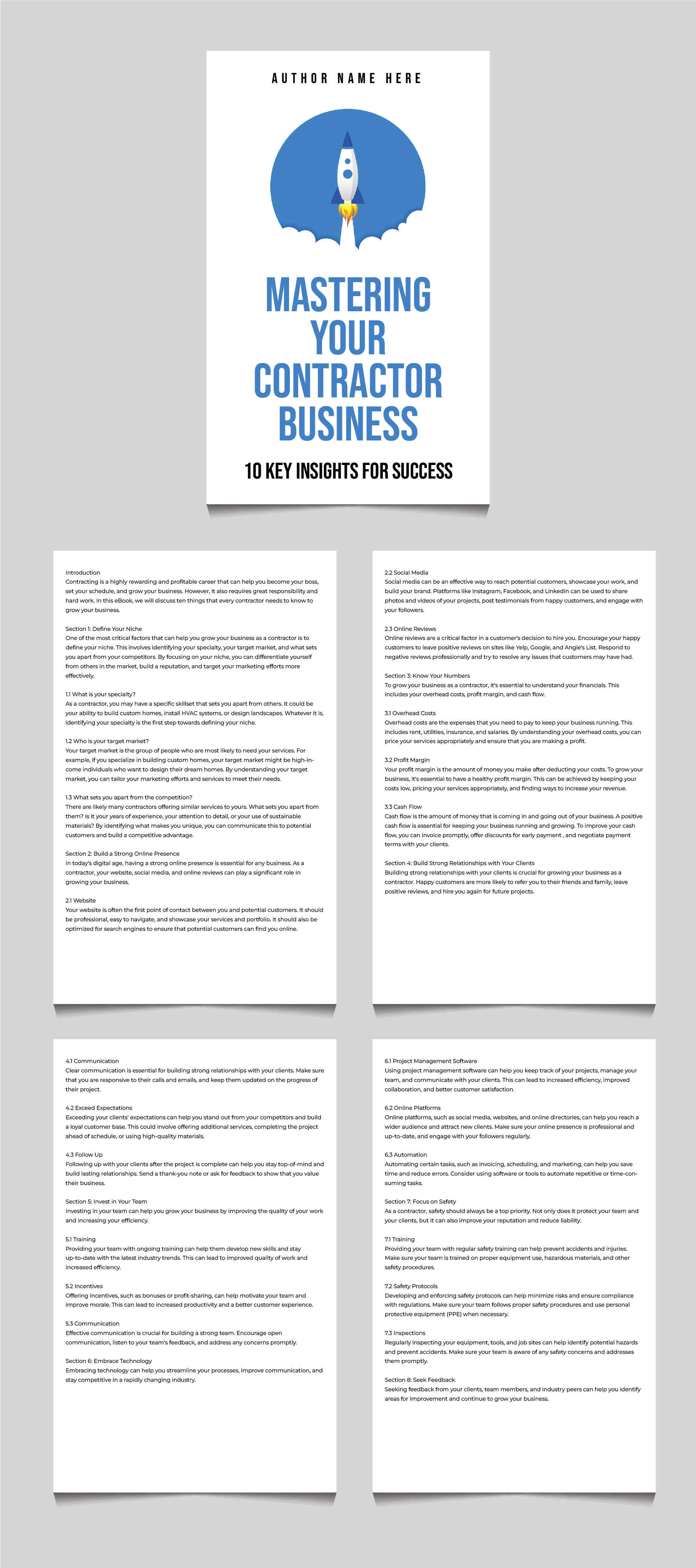 Print-Design von 3Guys für American Contractors Organization  | Design #30355811