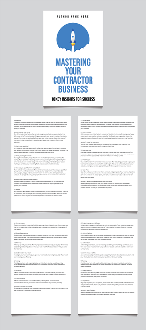 Print-Design von 3Guys für American Contractors Organization  | Design: #30355811