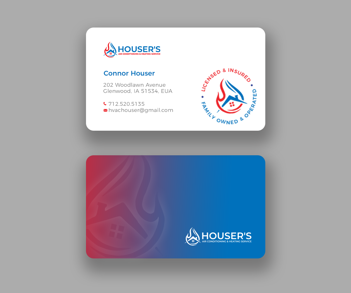 Business Card Design by Andrés Sebastián for this project | Design #30360304