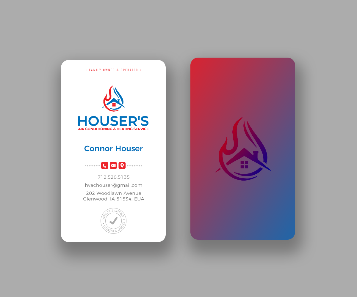 Business Card Design by Andrés Sebastián for this project | Design #30361850