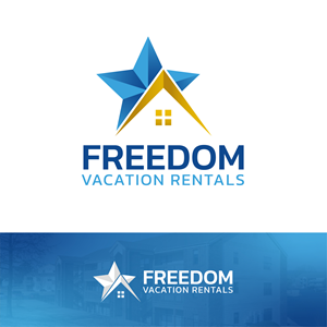 Logo Design by Aljune Castro Designs for Freedom Vacation Rentals | Design #30363186