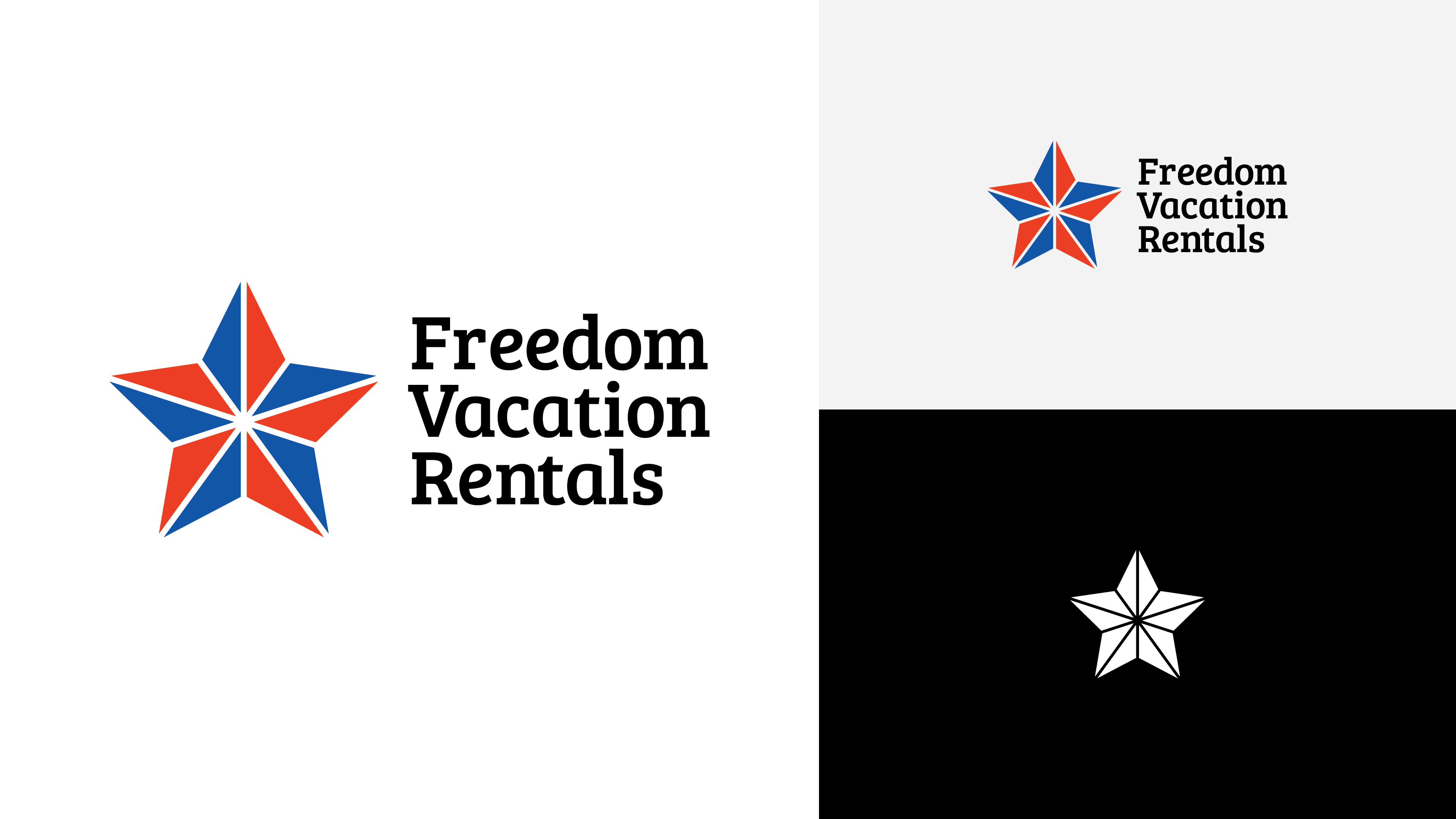 Logo Design by Kryss Denmar for Freedom Vacation Rentals | Design #30357421