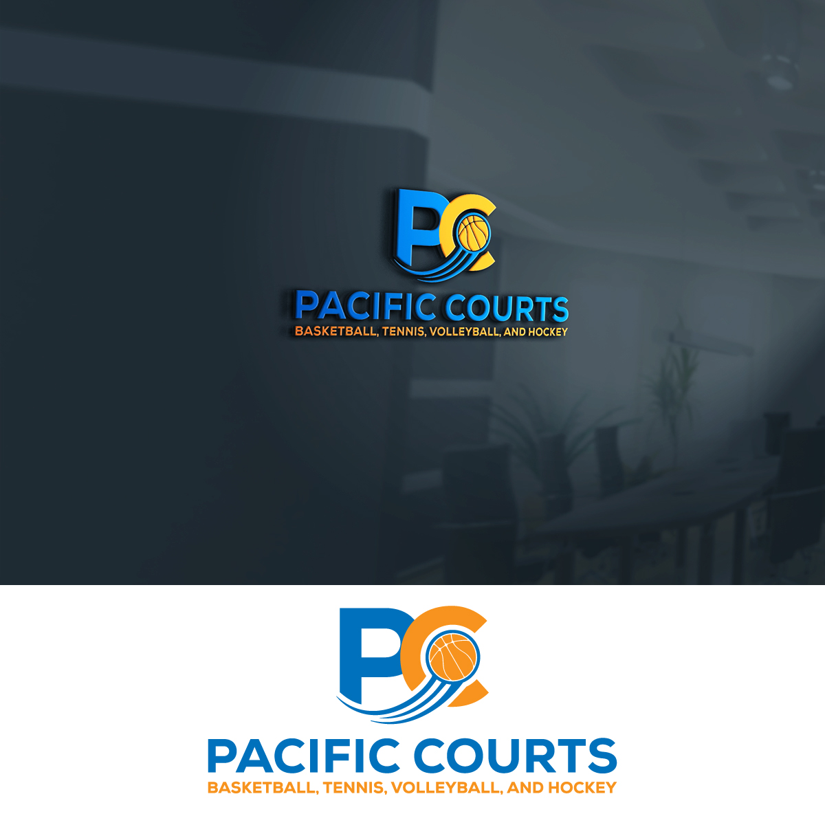 Logo Design by Rasu raj for Pacific Courts | Design #30355146