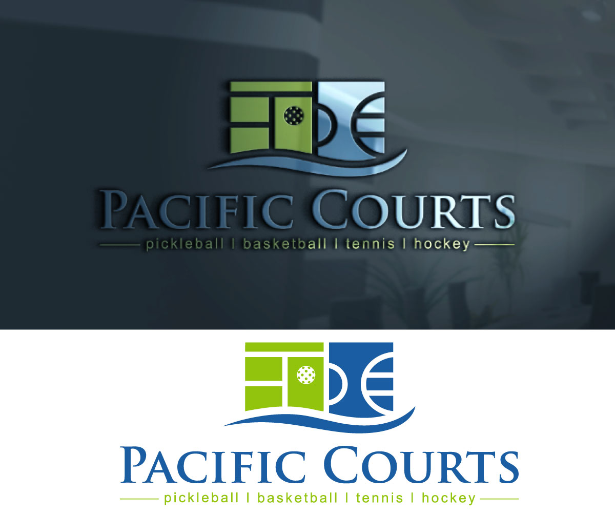 Logo Design by hirosmek for Pacific Courts | Design: #30374948