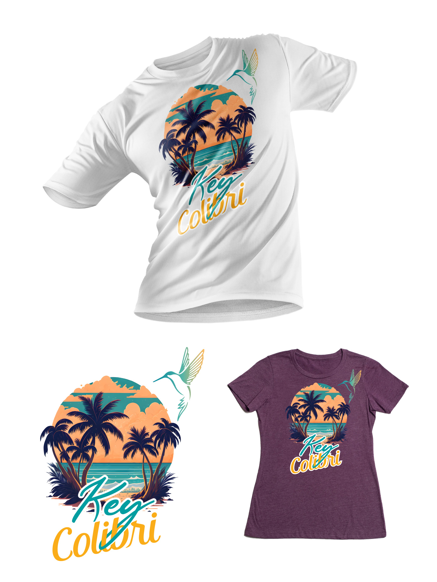 T-Shirt-Design von Sergio Coelho für KEY COLIBRI | Design #30366908