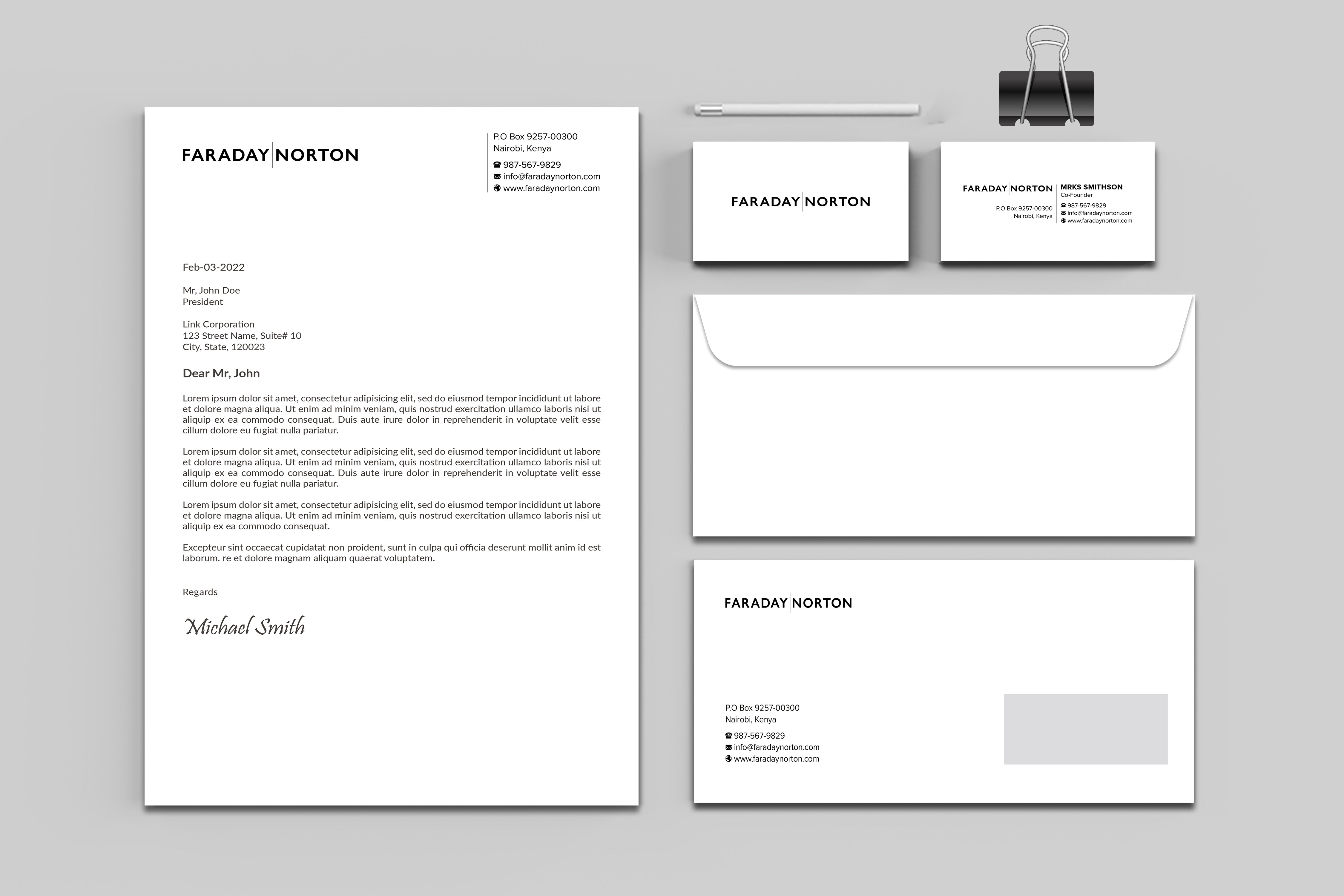 Stationery Design by sadikul islam for this project | Design #30365336