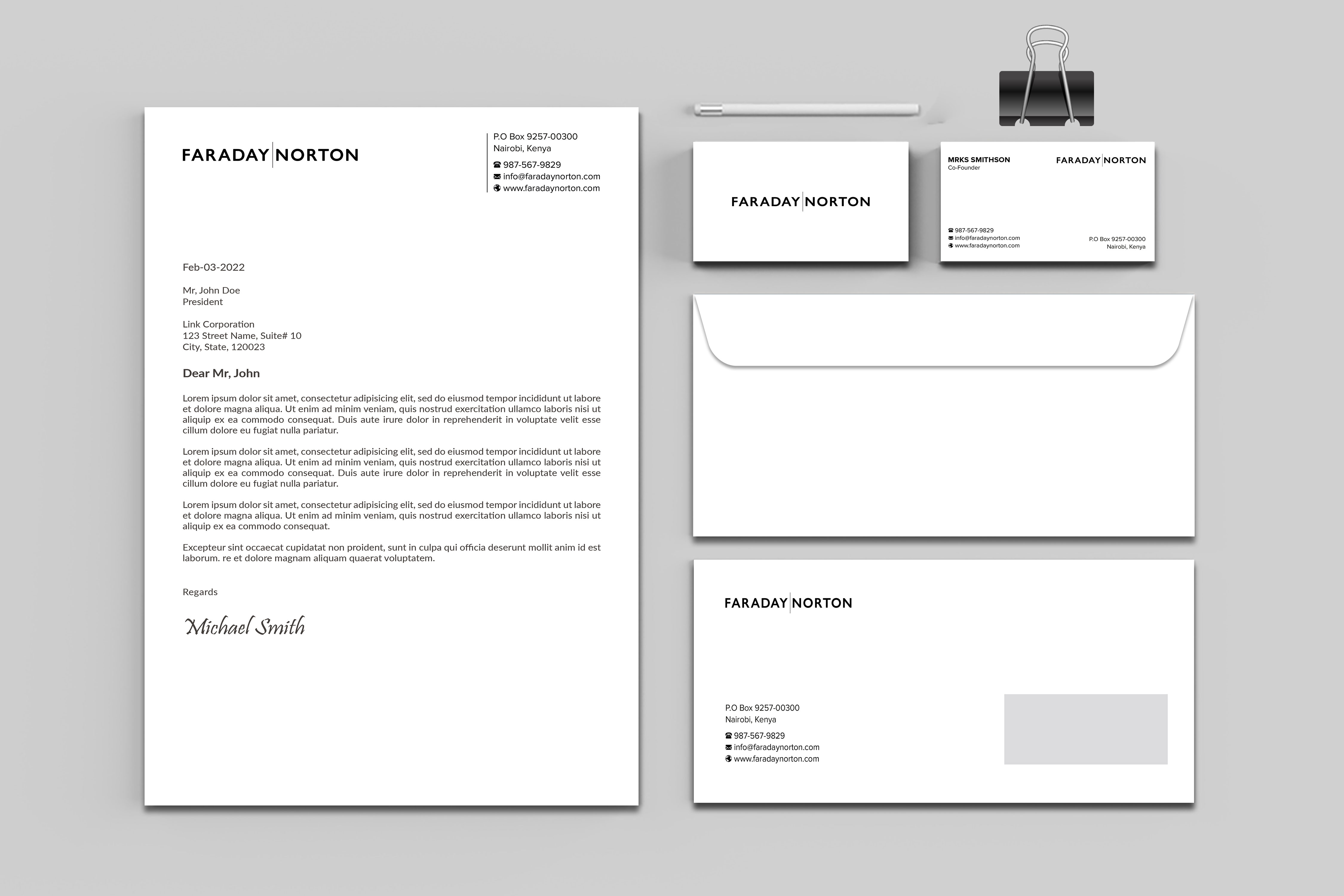 Stationery Design by sadikul islam for this project | Design #30365341