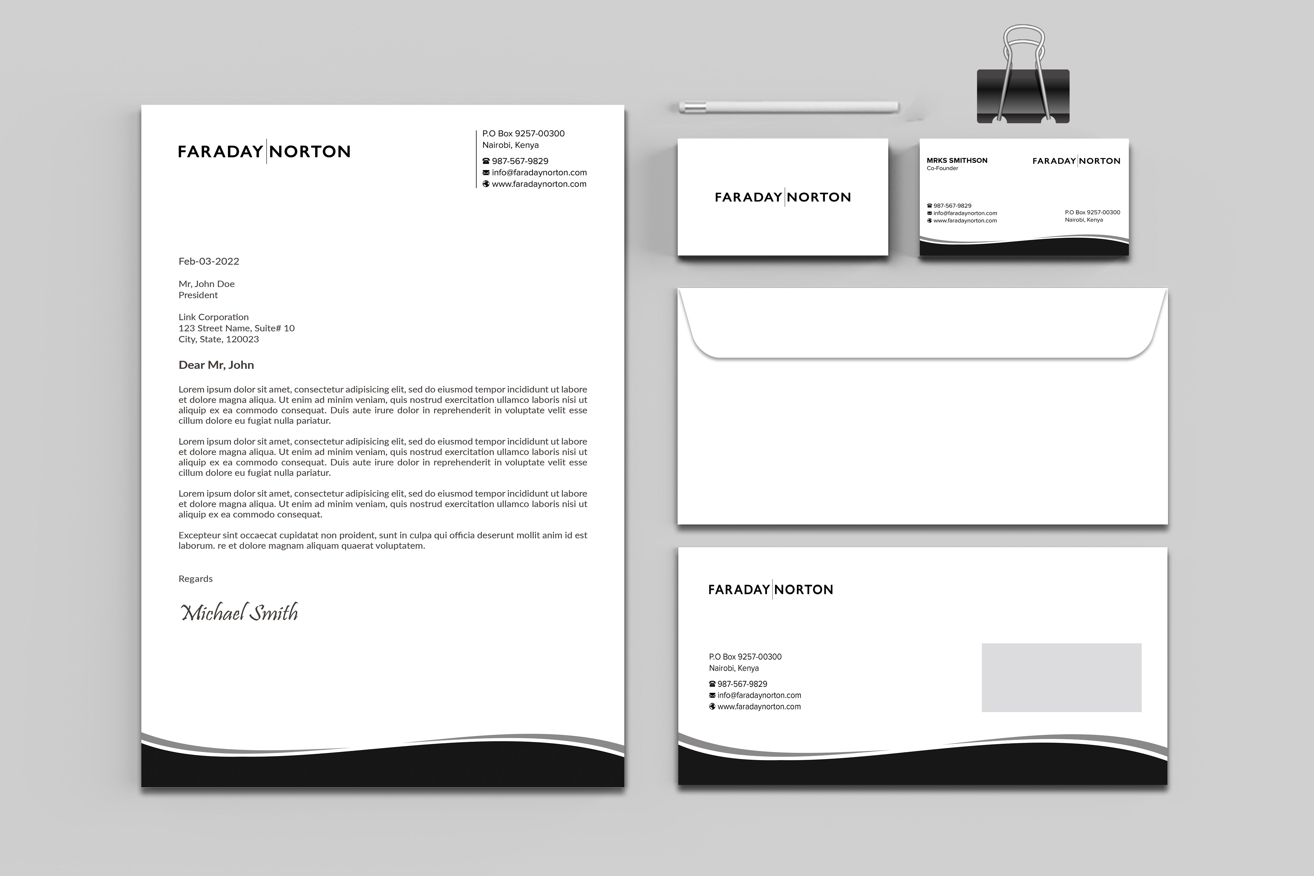 Stationery Design by sadikul islam for this project | Design #30367669