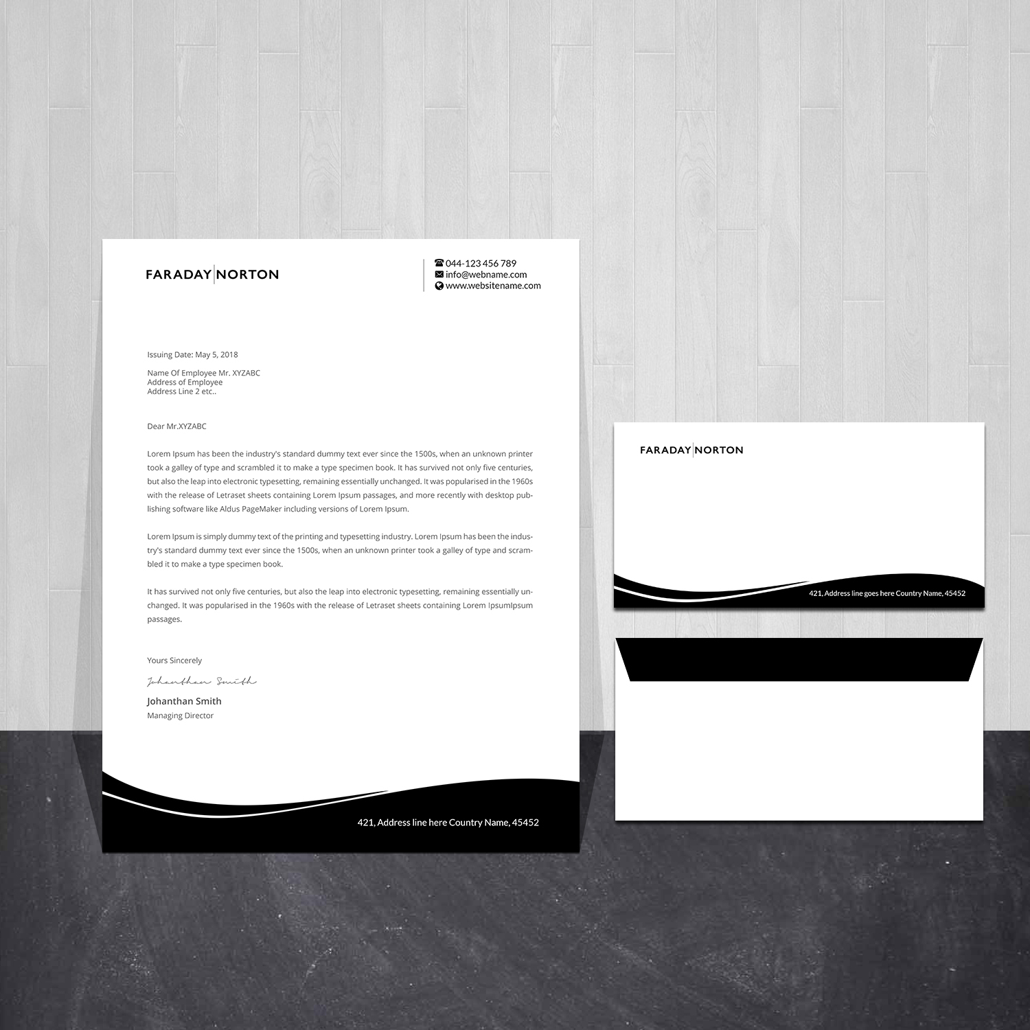 Stationery Design by Creations Box 2015 for this project | Design #30359745