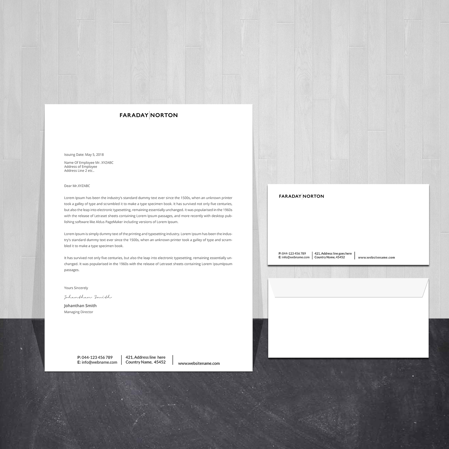 Stationery Design by Creations Box 2015 for this project | Design #30365994