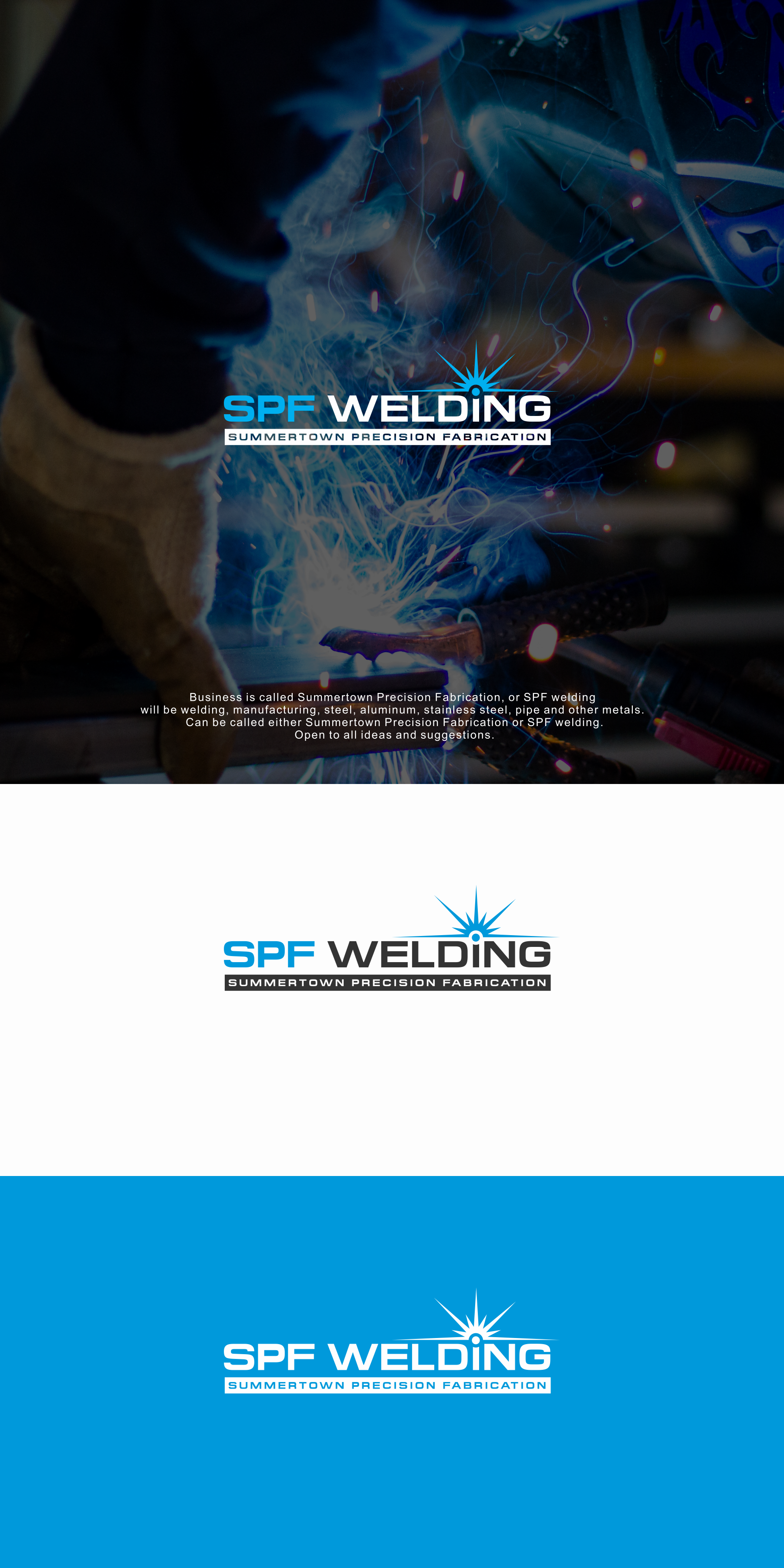 Logo Design by Jozjozan.Std™ for SPF Welding | Design #30356033