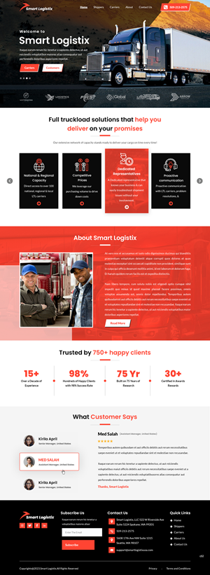 Wordpress Design by pb for this project | Design: #30361253