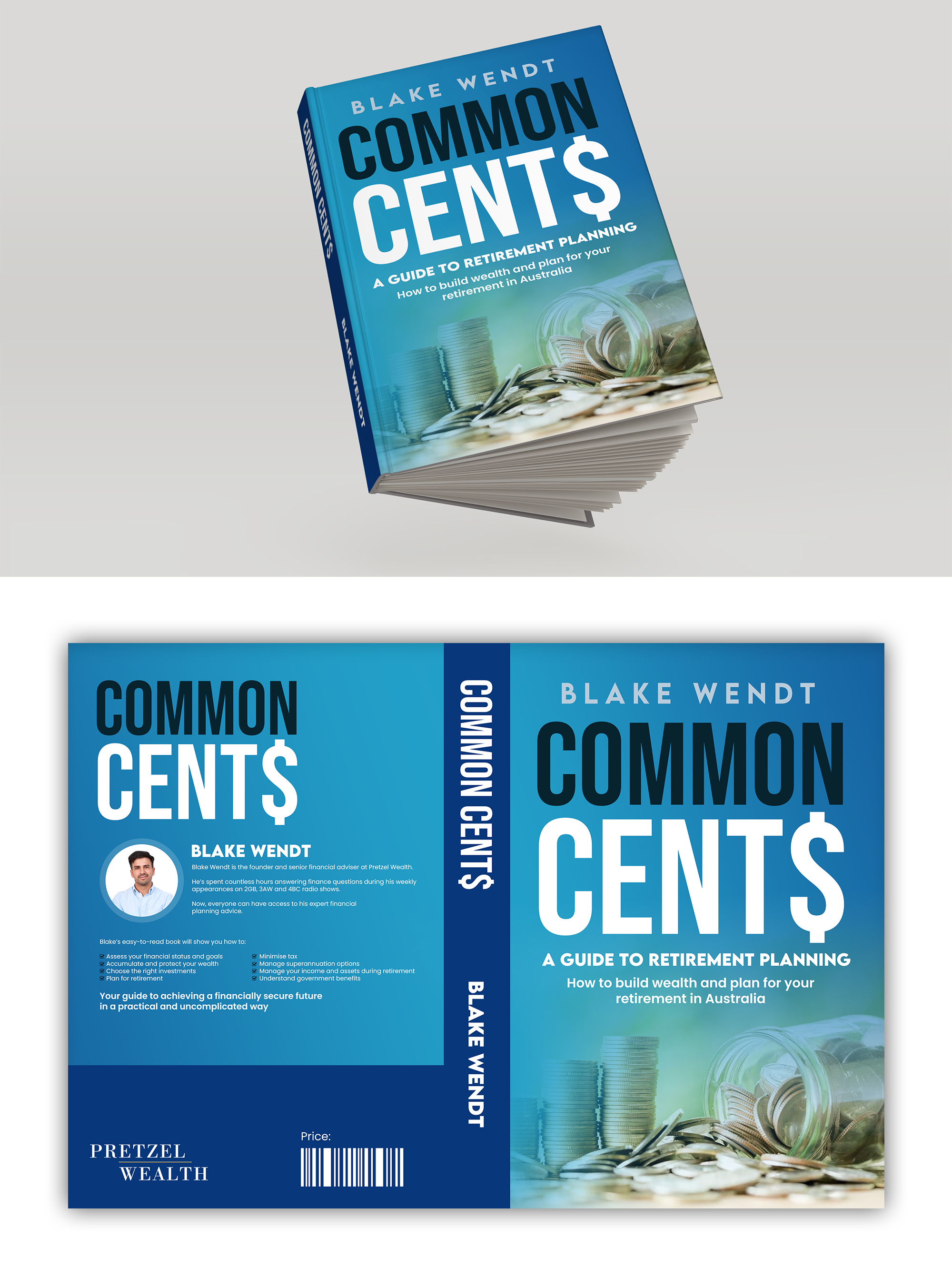 Book Cover Design by ArtHive for Pretzel Finance | Design #30376871
