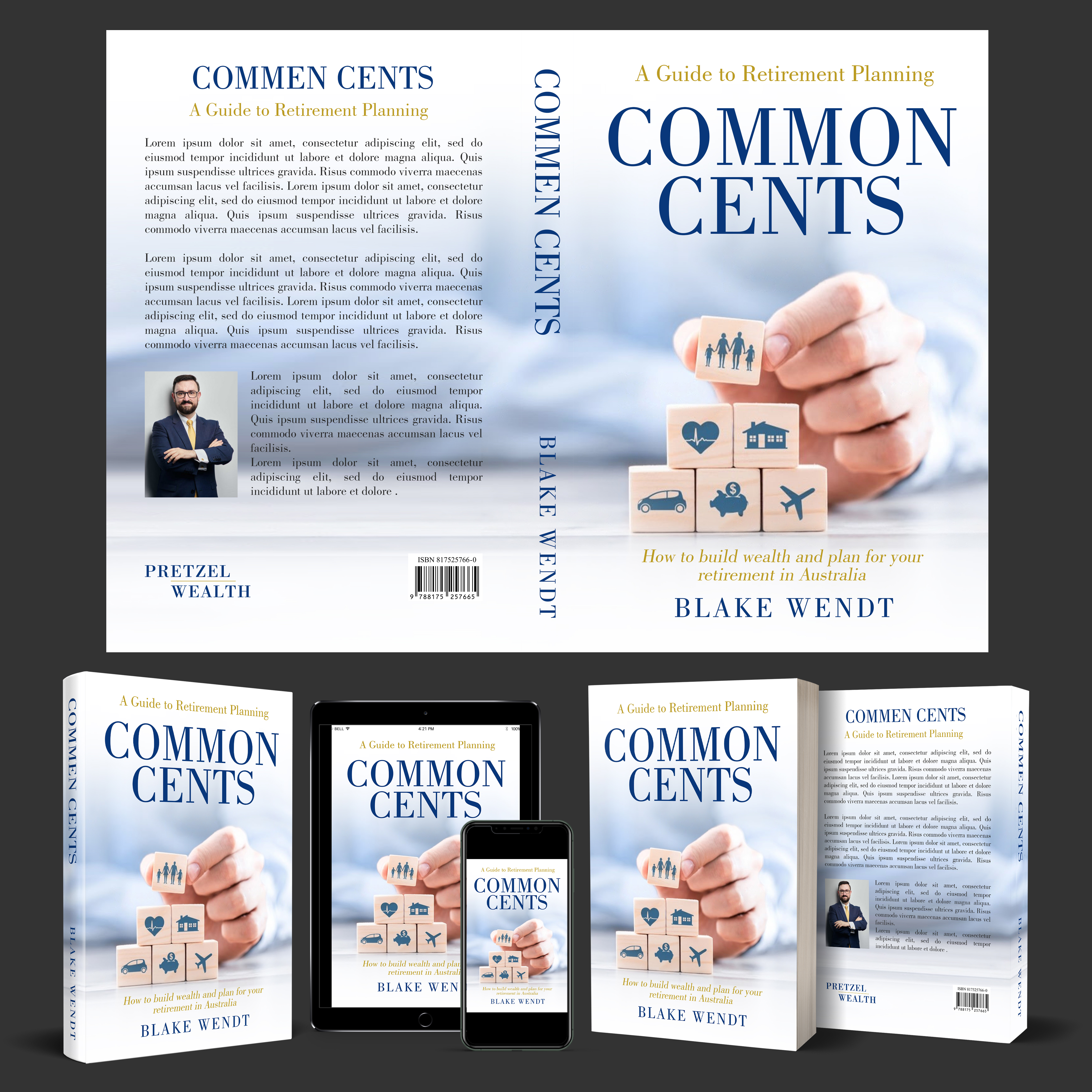 Book Cover Design by aj for Pretzel Finance | Design #30373249