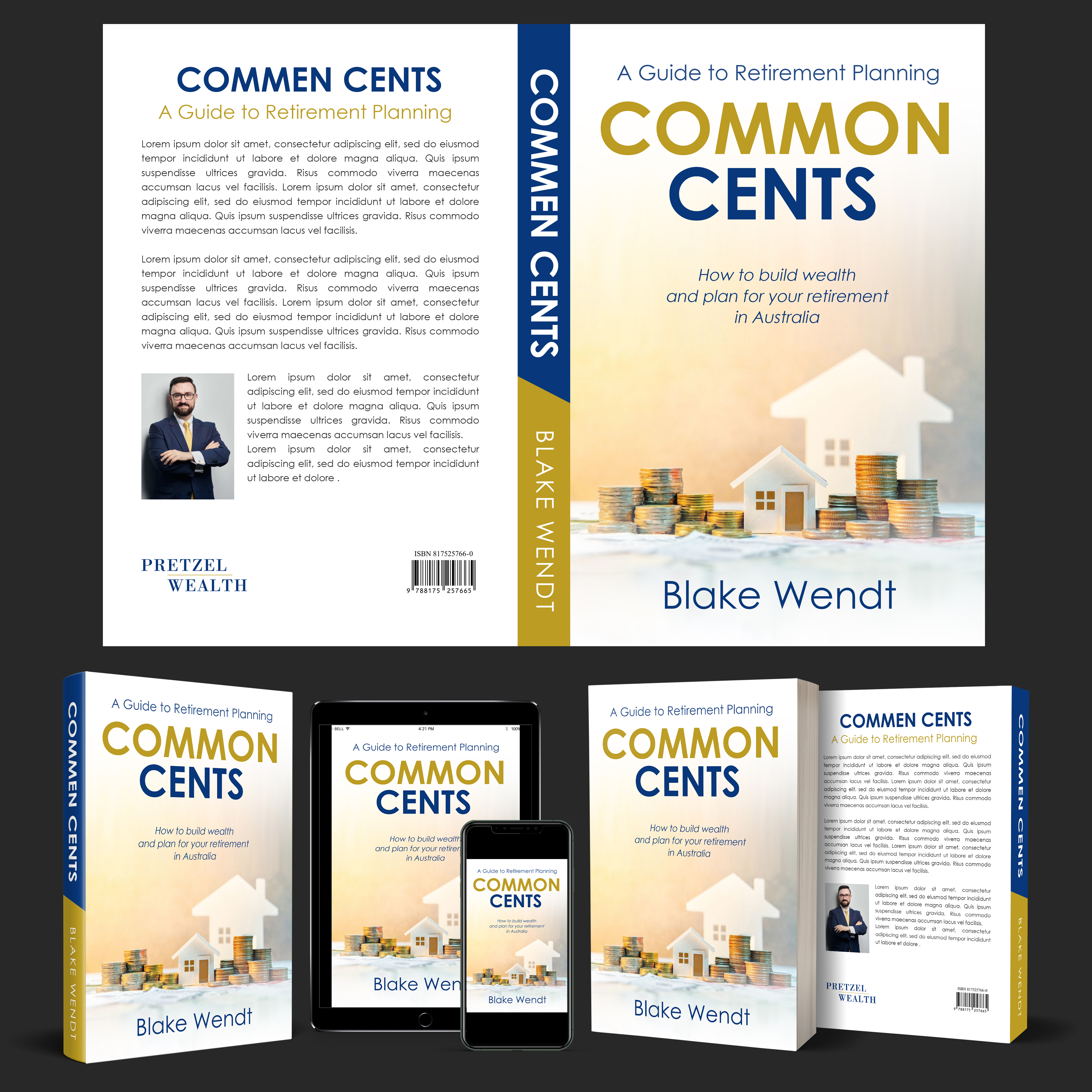 Book Cover Design by aj for Pretzel Finance | Design #30376038