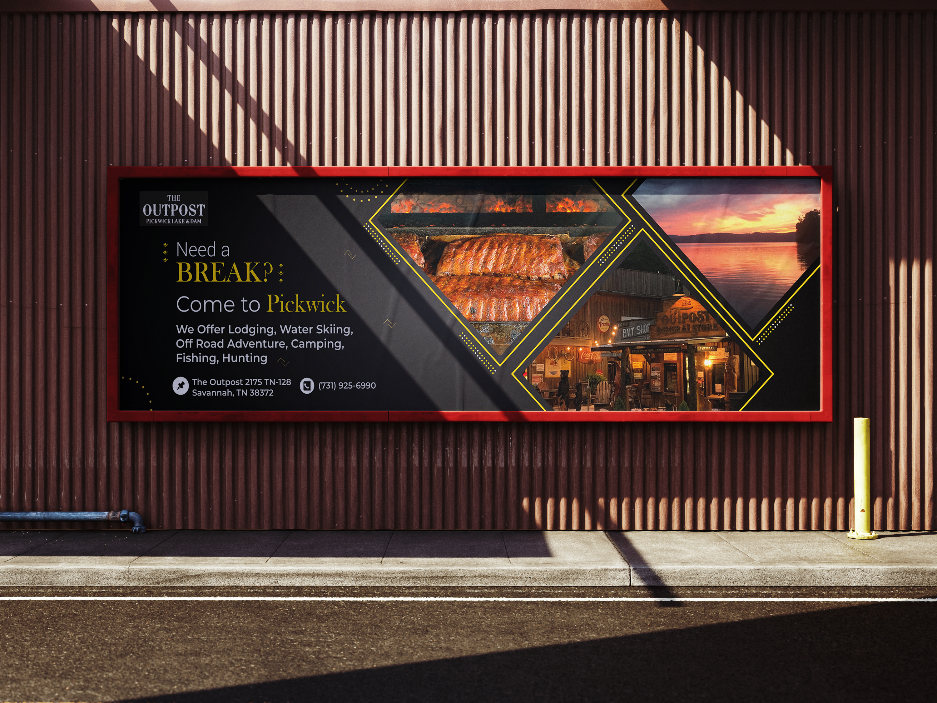 Diseño Publicitario por ARTDOTBUMBA HOUSE OF DESIGN para The Outpost | Diseño #30400343