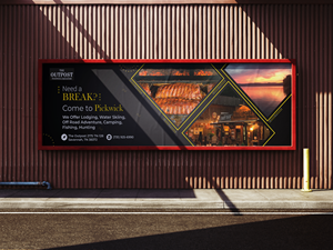 Advertisement Design by ARTDOTBUMBA HOUSE OF DESIGN for The Outpost | Design #30400343