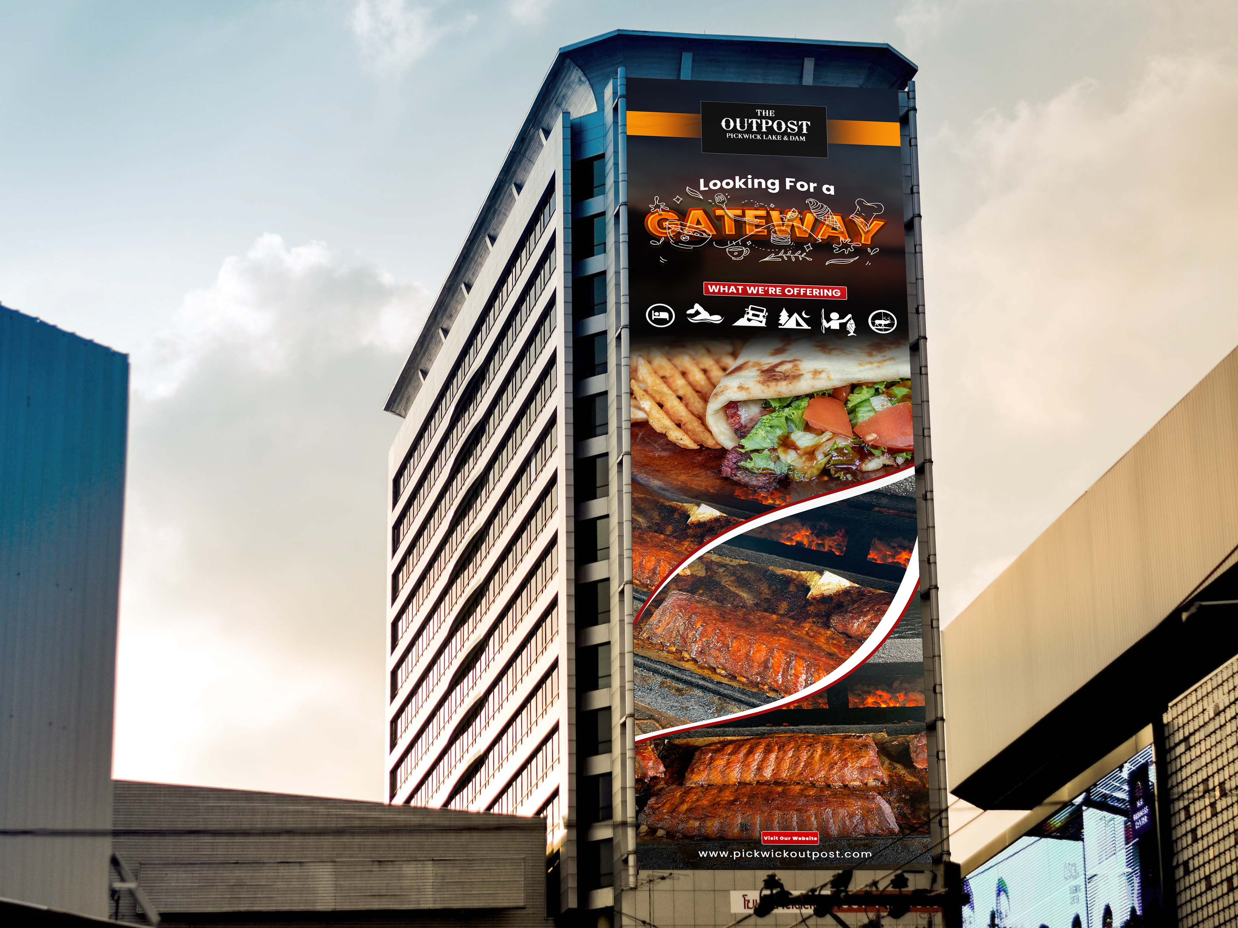 Advertisement Design by Designwithazan for The Outpost | Design #30390768