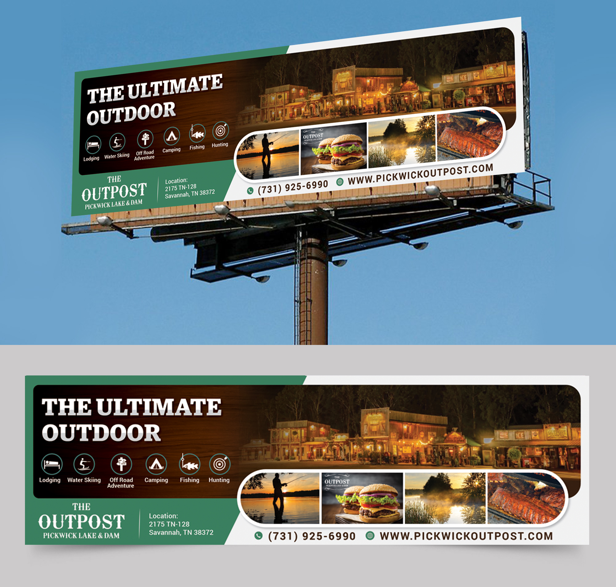 Werbe-Design von alex989 für The Outpost | Design #30367333