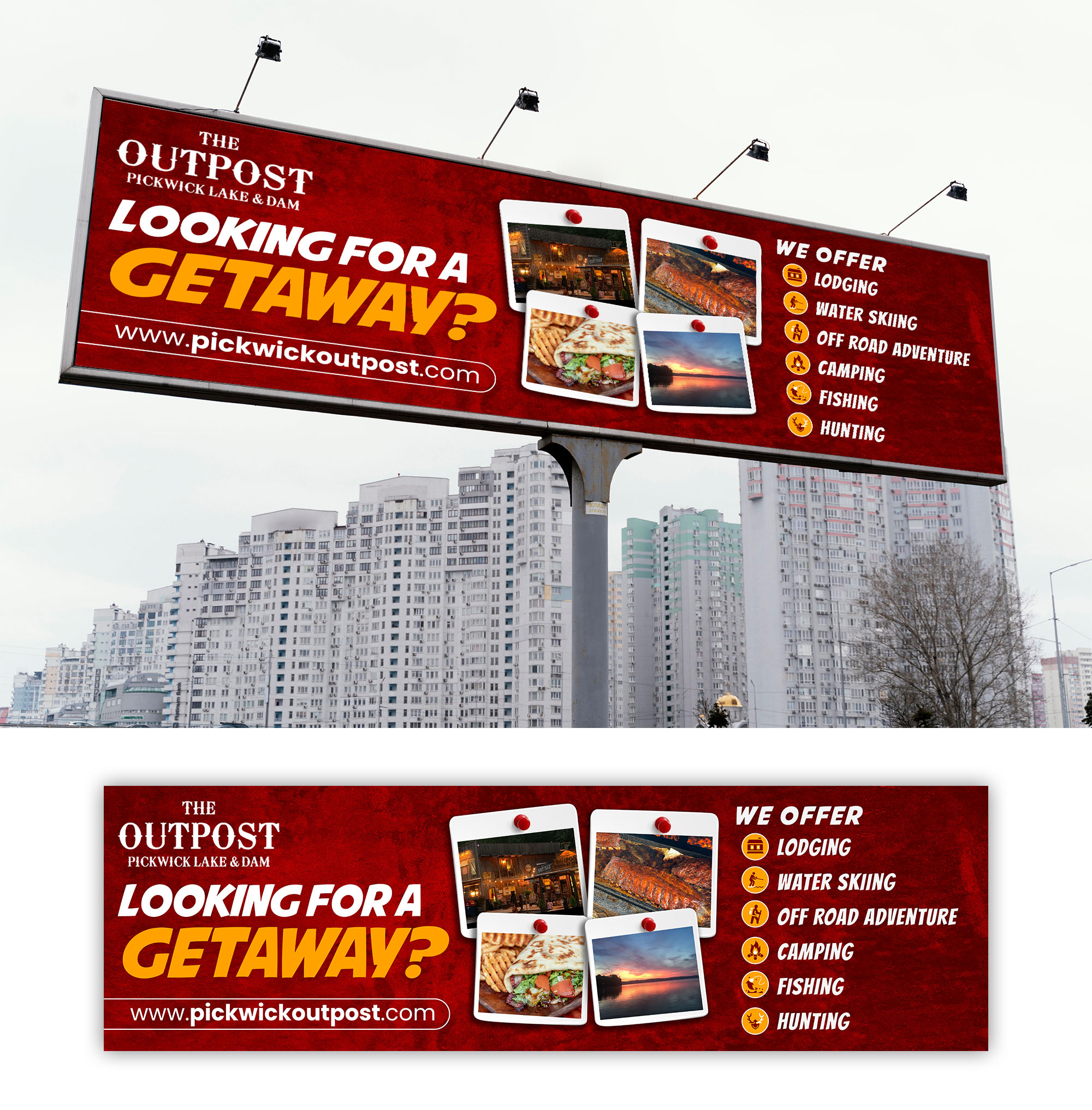 Werbe-Design von debdesign für The Outpost | Design #30370802