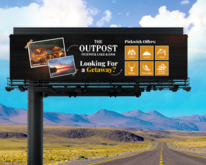 Advertisement Design by Graphic Guy for The Outpost | Design #30375517