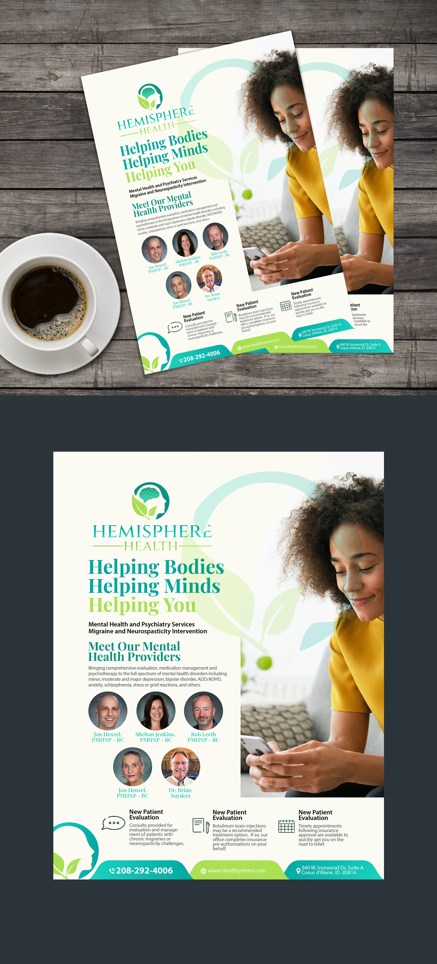Flyer Design by Hitbar for Hemisphere Health | Design #30364416