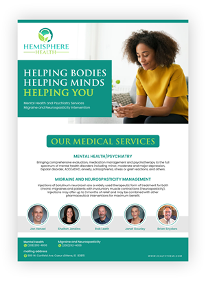 Flyer Design by Graphic Storm for Hemisphere Health | Design: #30365860