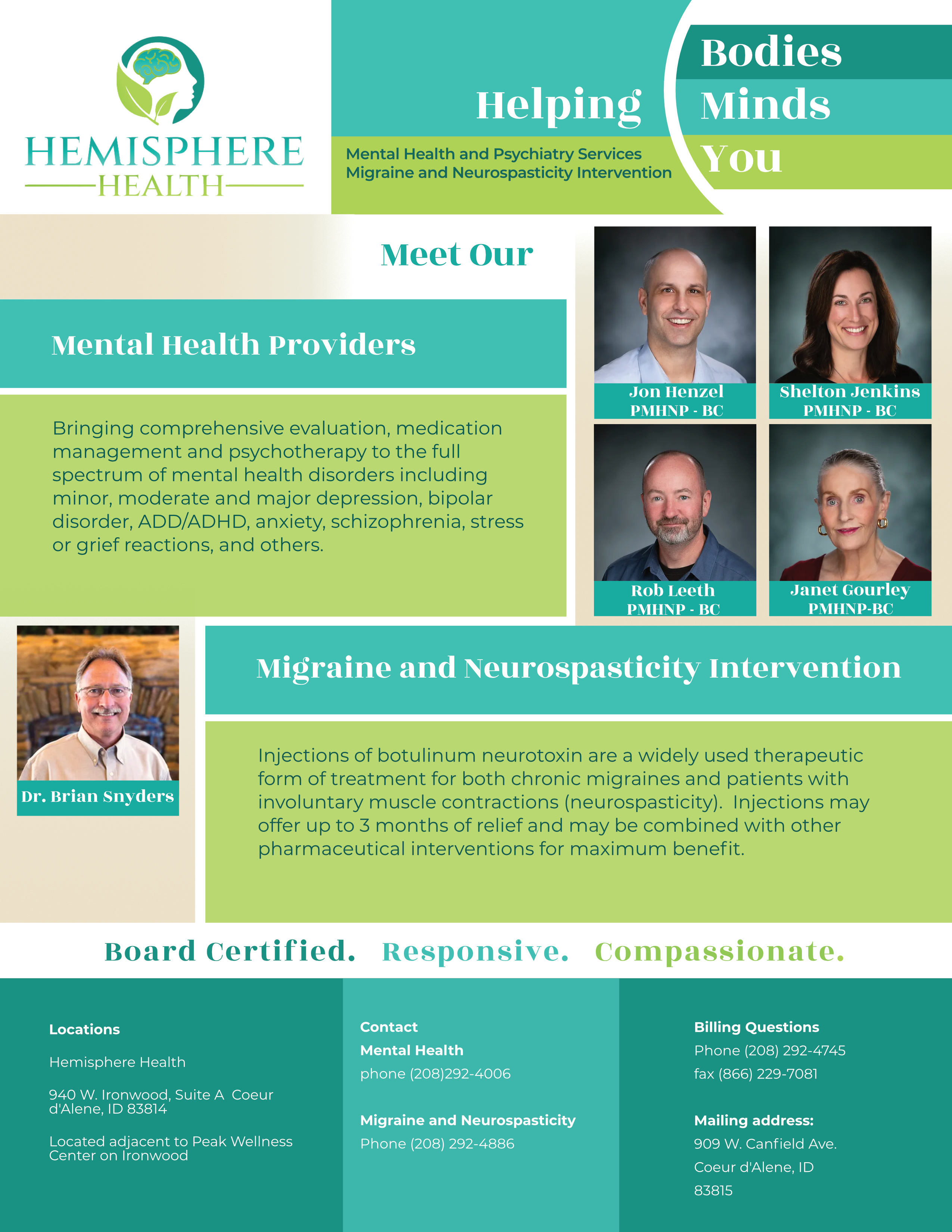 Flyer Design by Vasil Ivanov for Hemisphere Health | Design #30368025