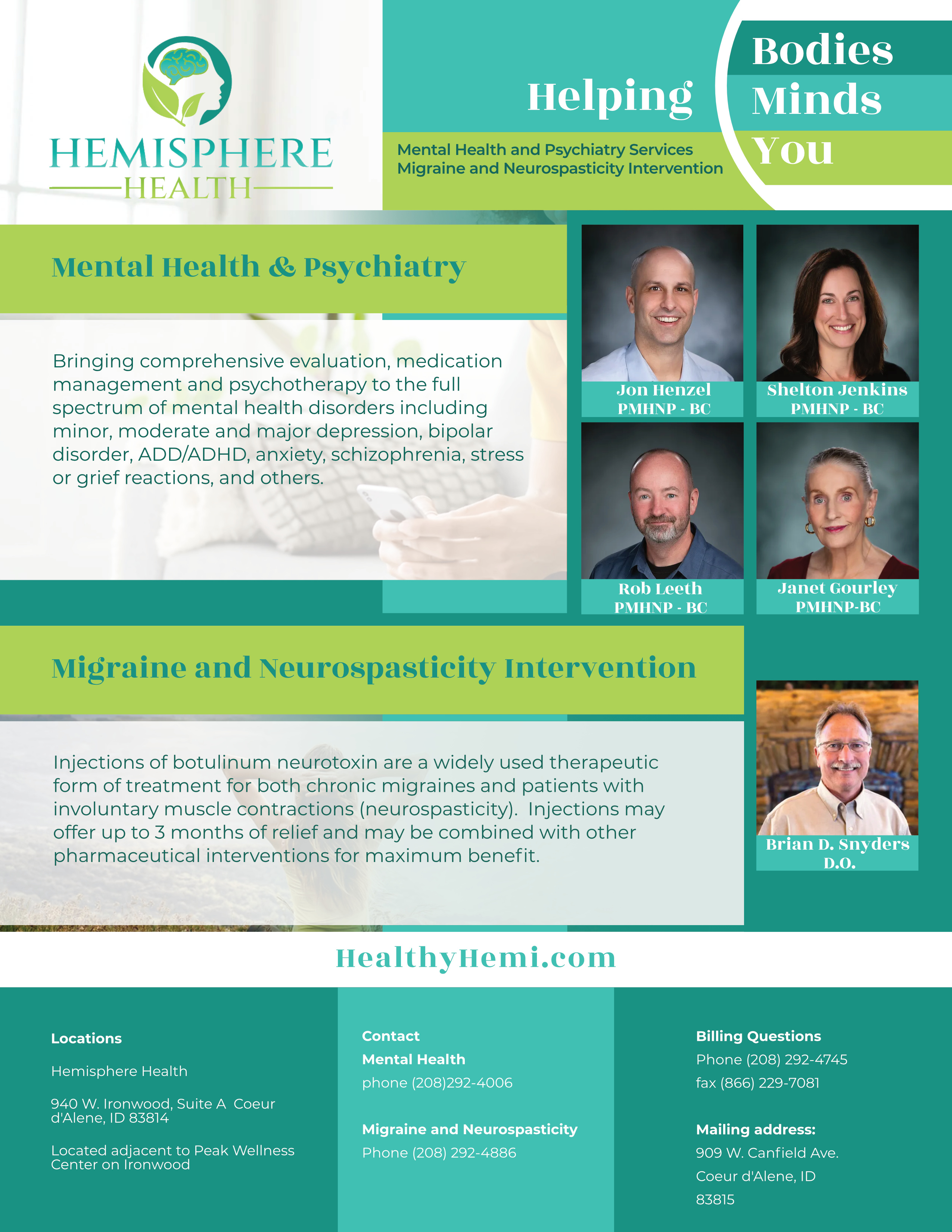 Flyer Design by Vasil Ivanov for Hemisphere Health | Design #30381232