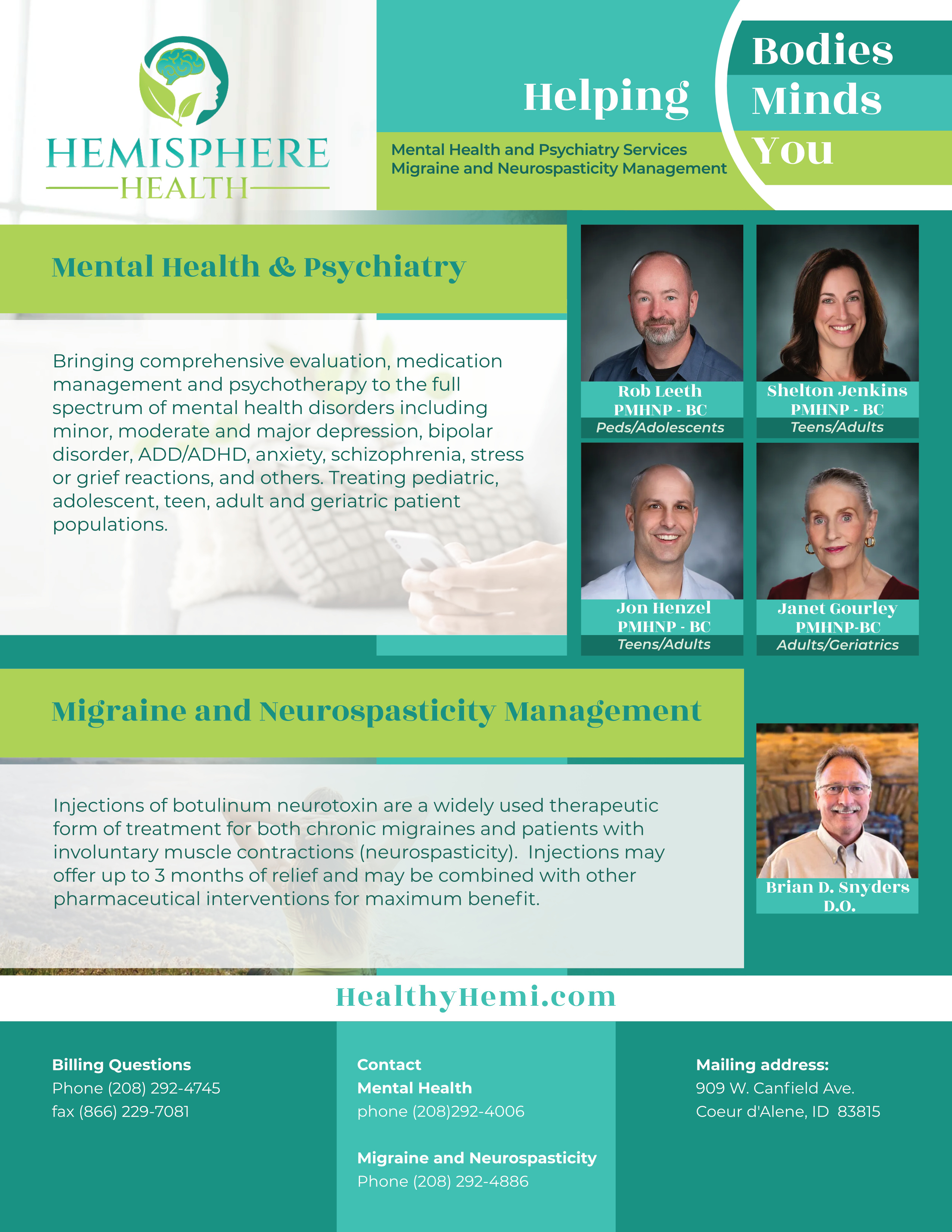 Flyer Design by Vasil Ivanov for Hemisphere Health | Design #30392674