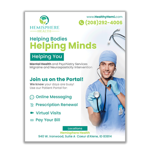 Flyer Design by abu931102 for Hemisphere Health | Design: #30369009
