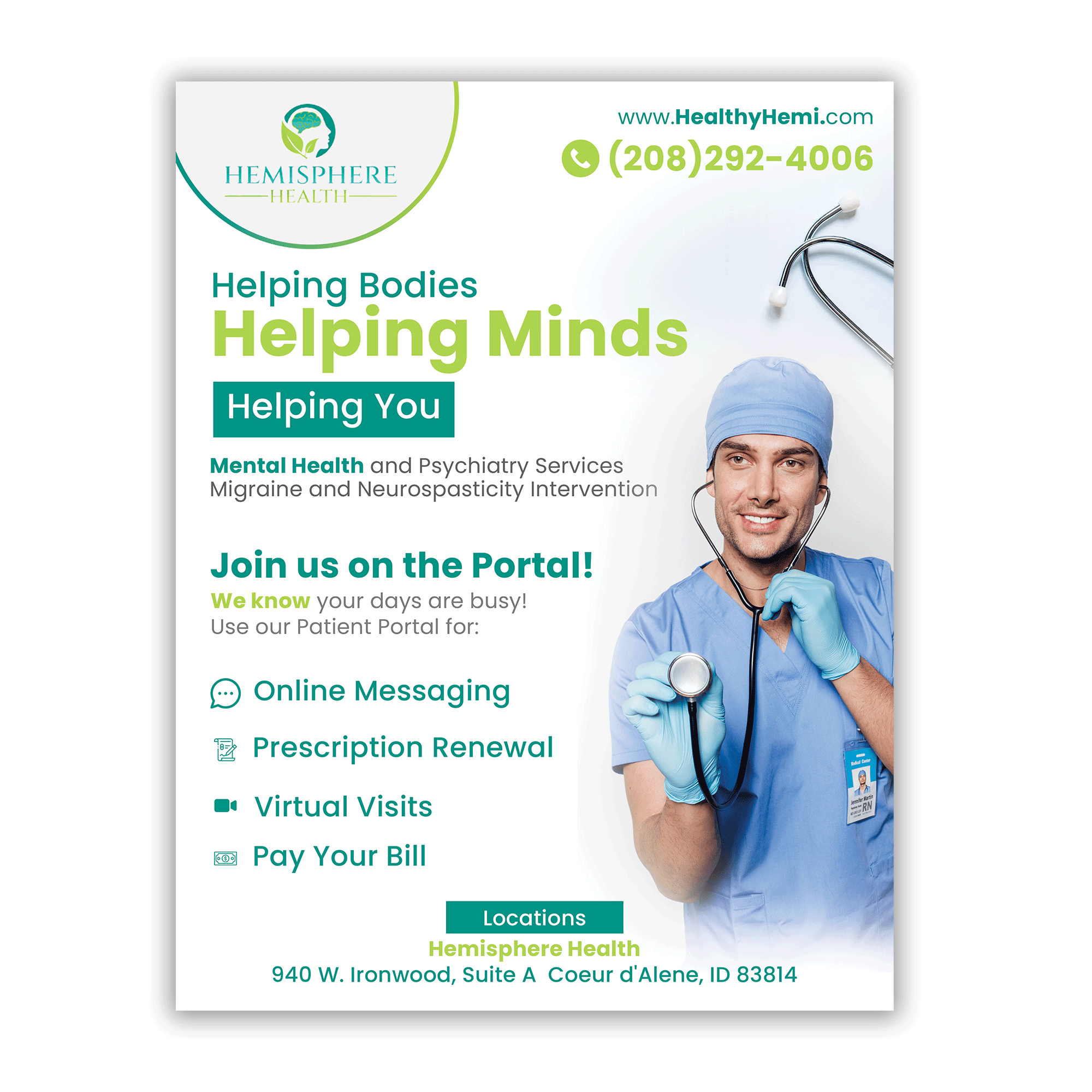 Flyer Design by abu931102 for Hemisphere Health | Design #30382730