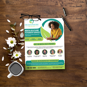Flyer Design by Sun Creative for Hemisphere Health | Design: #30371354