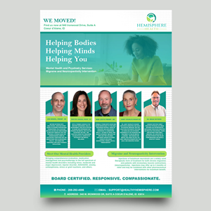Flyer Design by anitasamanta for Hemisphere Health | Design #30372498