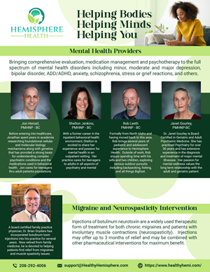 Flyer Design by Modan Mohan Mohini for Hemisphere Health | Design: #30380360