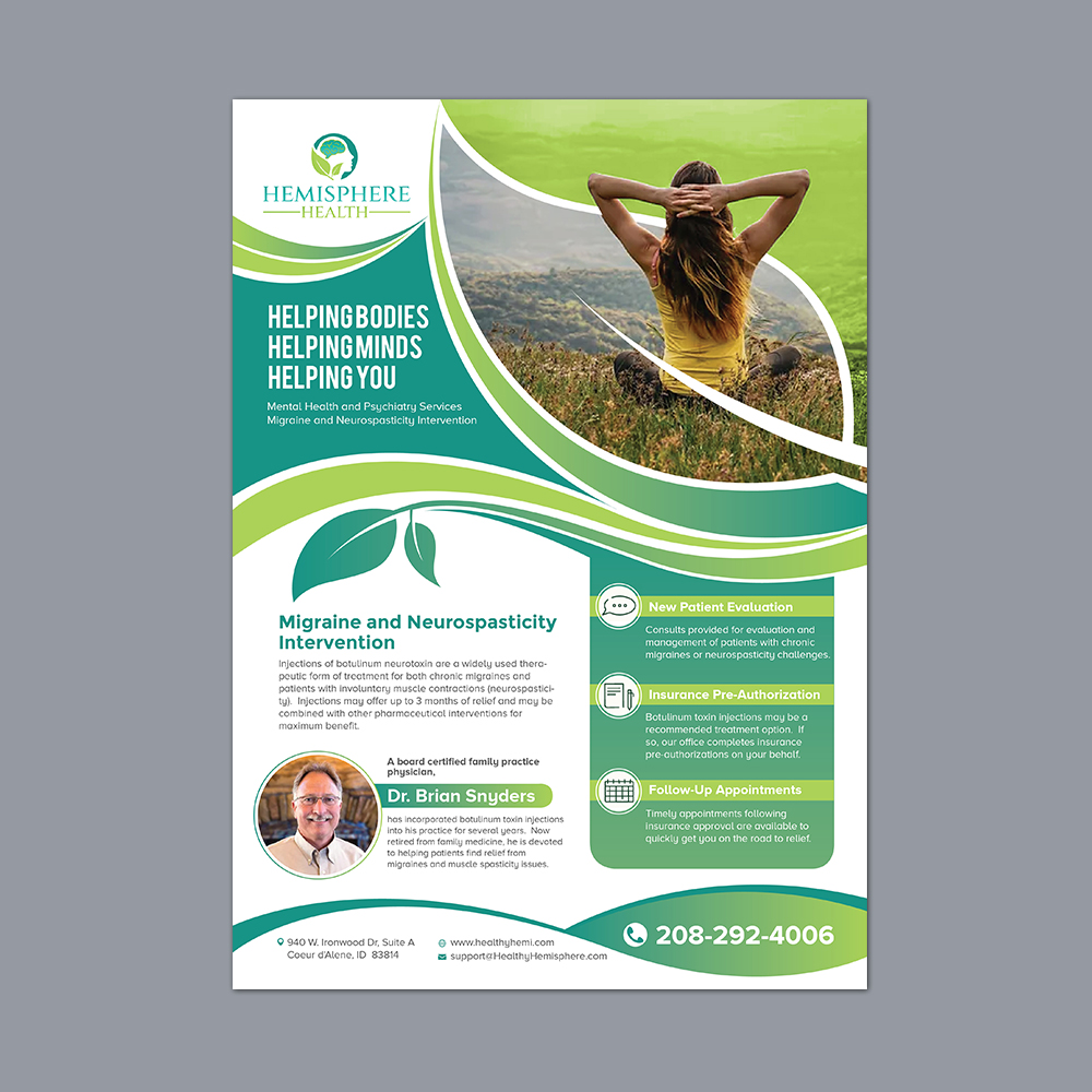 Design de Flyer par GraphicMonster pour Hemisphere Health | Design #30382292