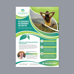 Flyer Design by GraphicMonster for Hemisphere Health | Design #30382292