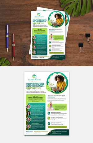 Flyer Design by debdesign for Hemisphere Health | Design: #30366277